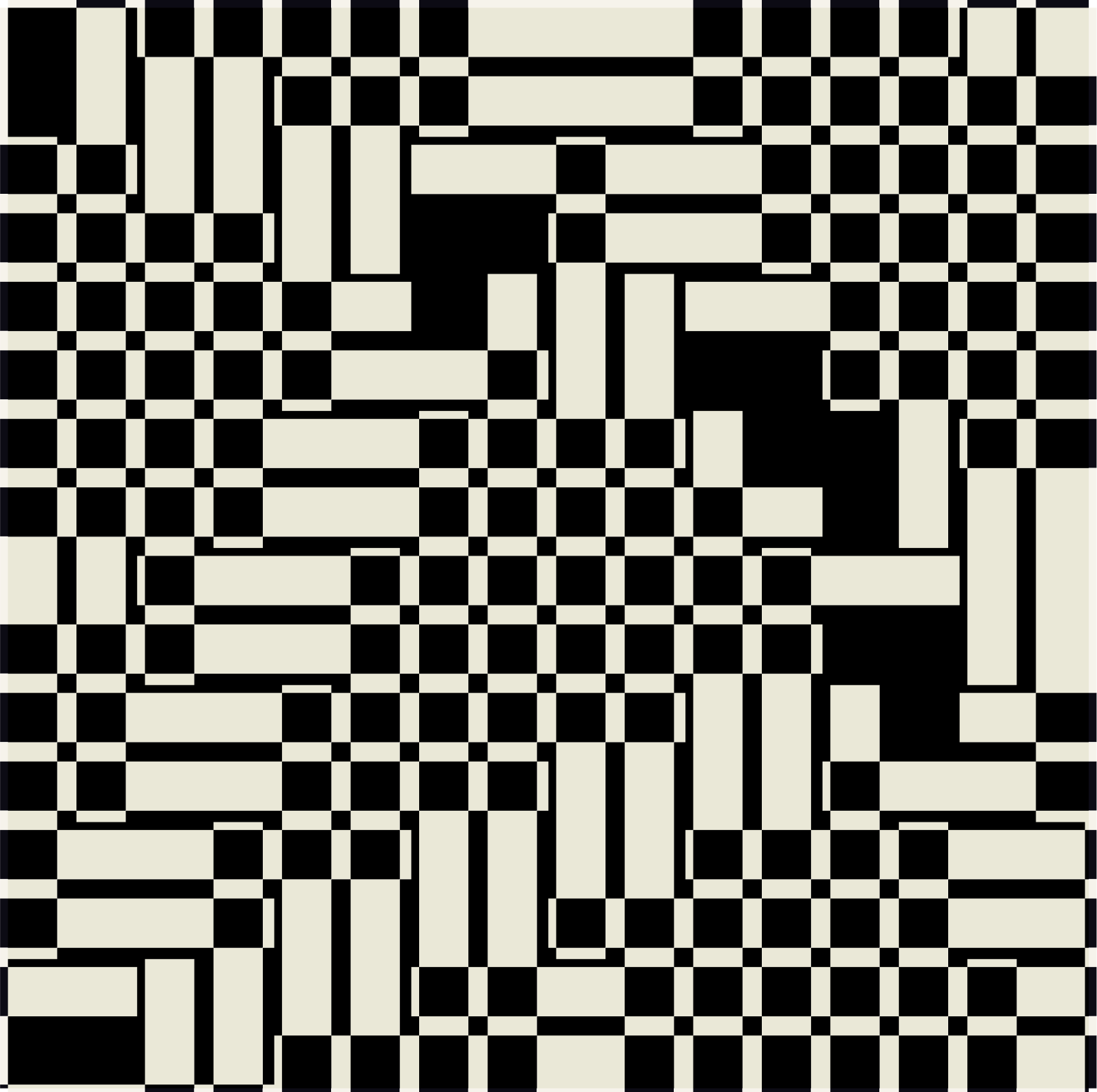 One pattern layered over itself